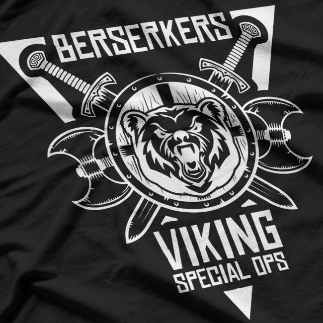 Berserker Viking Special Ops Bear Warrior T-Shirt