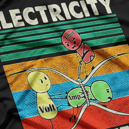 Electricity Explained by Ant - A Tiny Powerhouse of Knowledge T-Shirt