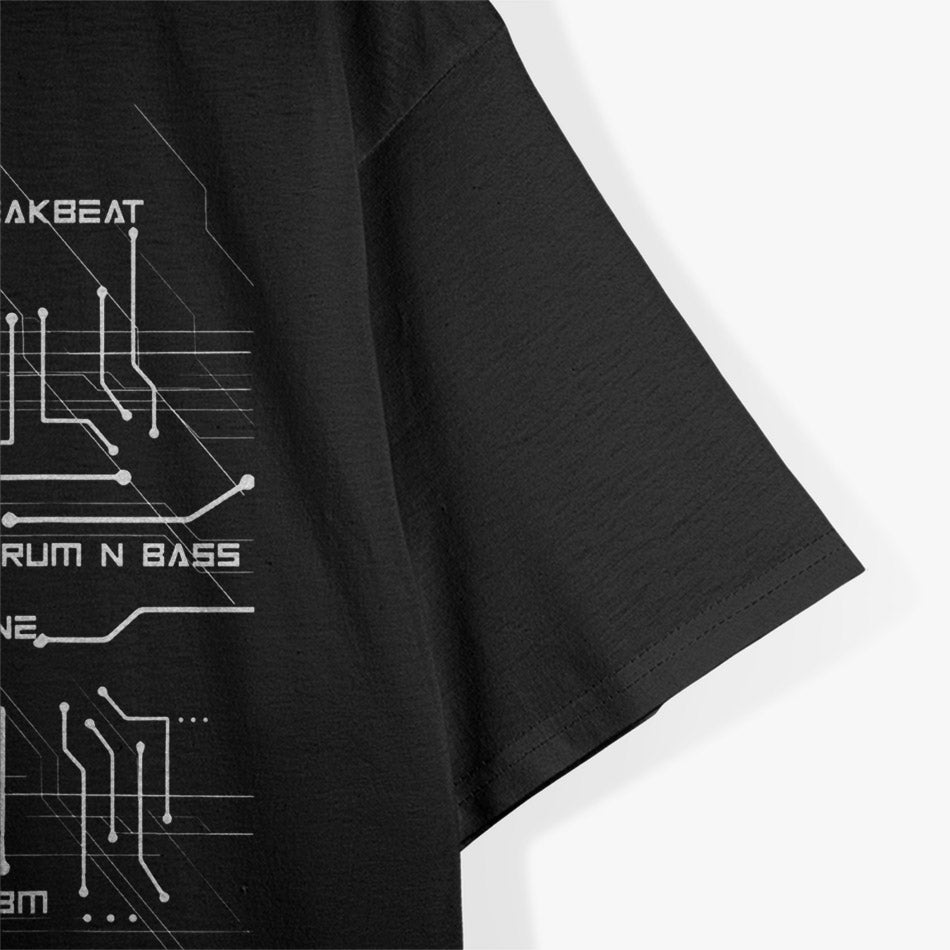 Electronic Music Circuit: House & Techno DJ T-Shirt