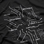 Electronic Music Circuit: House & Techno DJ T-Shirt