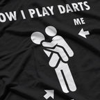 Darts Teammate Carrying the Team Funny Dartboard Player Gift T-Shirt