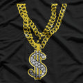 Gold Gangster Chain: Gangsta T-Shirt