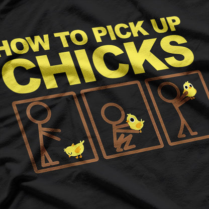 How to Charm the Ladies Funny Chick Magnet T-Shirt