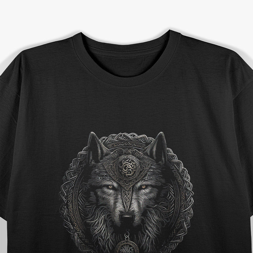 Viking Celtic Fenrir Wolf - Norse Mythology T-Shirt
