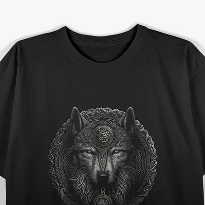 Viking Celtic Fenrir Wolf - Norse Mythology T-Shirt