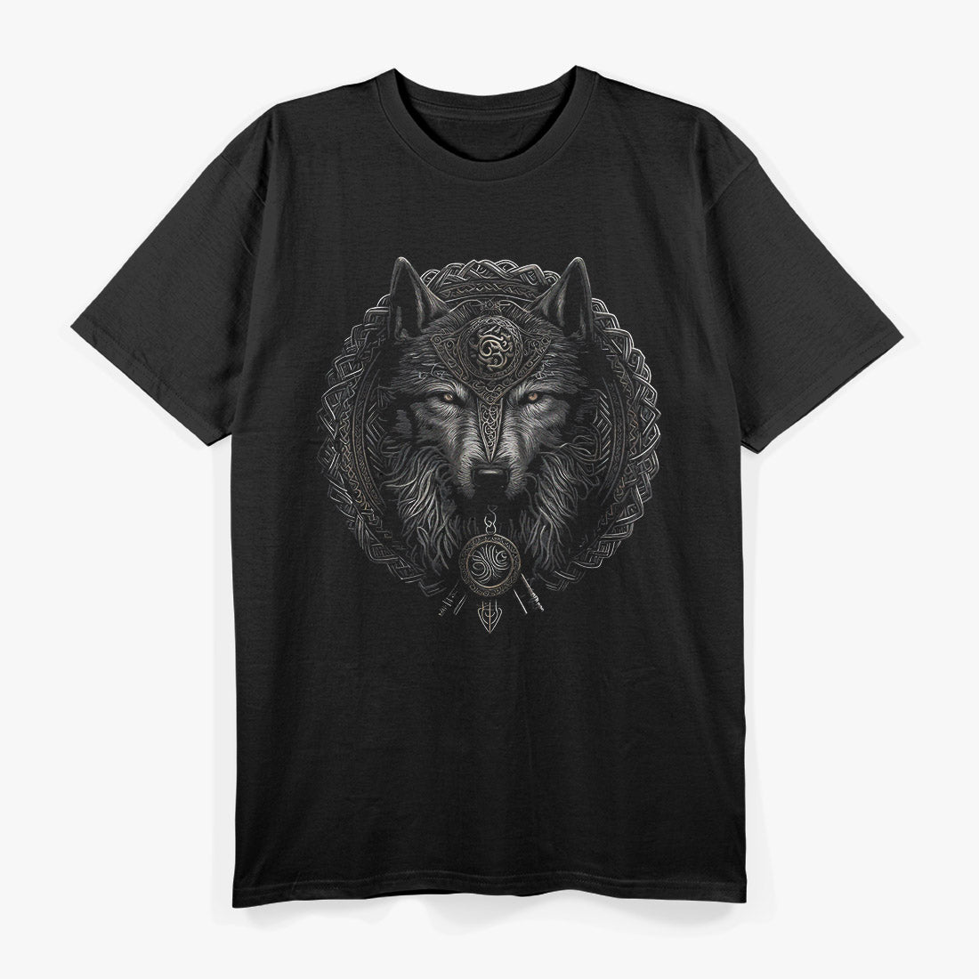 Viking Celtic Fenrir Wolf - Norse Mythology T-Shirt