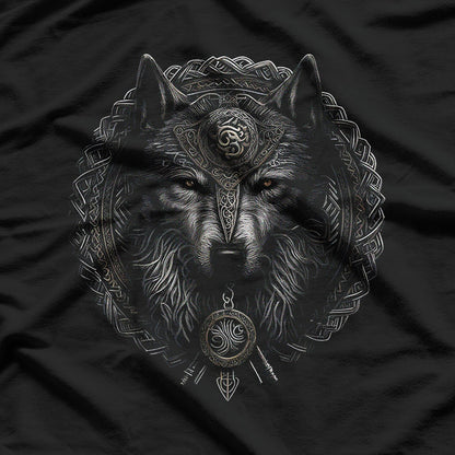 Viking Celtic Fenrir Wolf - Norse Mythology T-Shirt