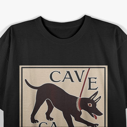 Beware of Dog Cave Canem Ancient Rome T-Shirt