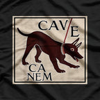 Beware of Dog Cave Canem Ancient Rome T-Shirt