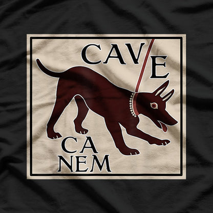 Beware of Dog Cave Canem Ancient Rome T-Shirt