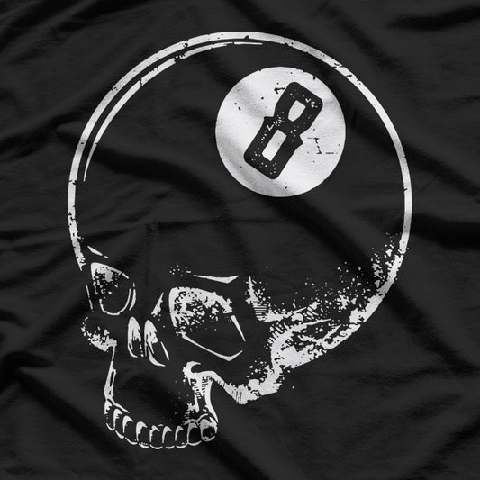 Billiard Skull Snooker Pool T-Shirt