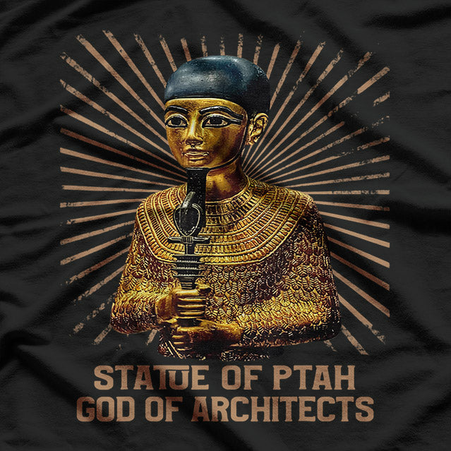 Famous Ancient Statue of Ptah - God of Architects T-Shirt