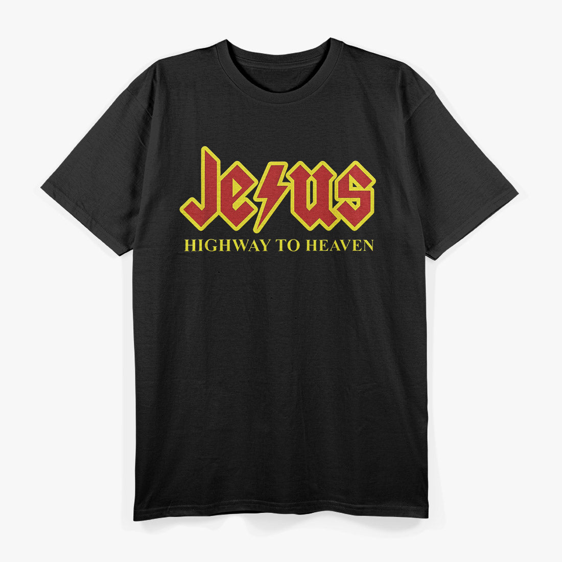 Christ Jesus Highway To Heaven Superhero Christian T-Shirt