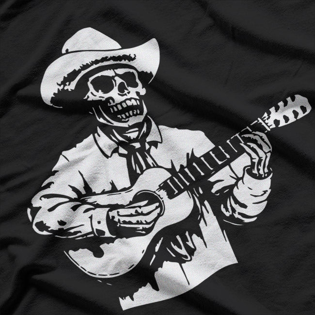 Mariachi Skeleton – Día de Los Muertos Mexican Celebration T-Shirt