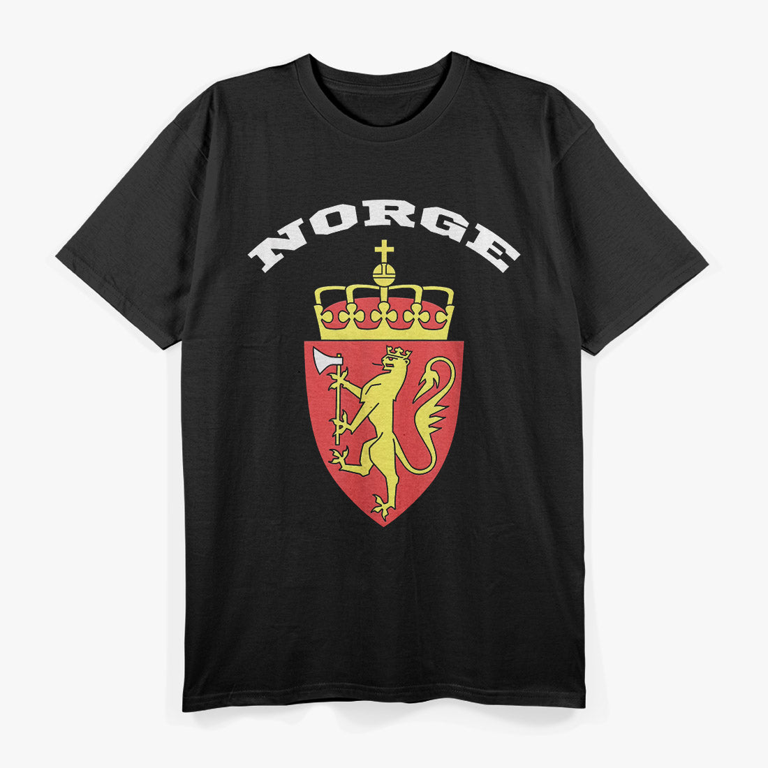 Norge Coat of Arms Vintage Norwegian Flag Heritage Gift T-Shirt