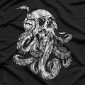 Octopus Skull Monster: Kraken & Cthulhu Horror T-Shirt
