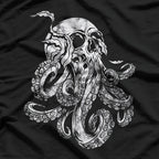 Octopus Skull Monster: Kraken & Cthulhu Horror T-Shirt