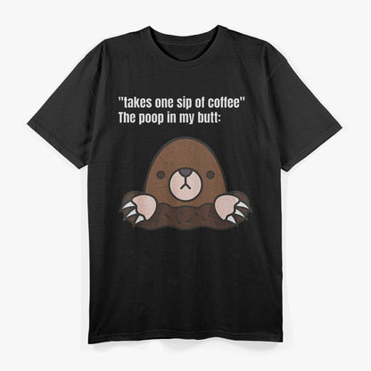 Coffee Sip - Otter Poop Chronicles T-Shirt