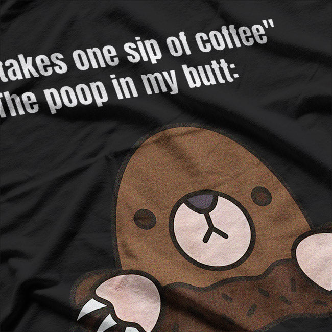 Coffee Sip - Otter Poop Chronicles T-Shirt