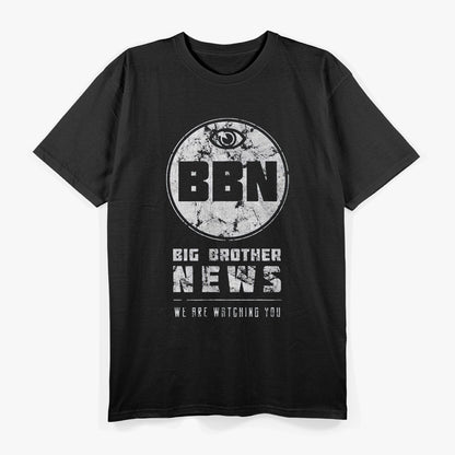 BBN Big Brother News Dystopian Parody T-Shirt