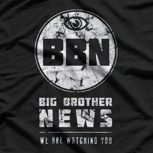 BBN Big Brother News Dystopian Parody T-Shirt