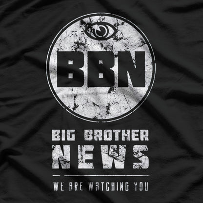 BBN Big Brother News Dystopian Parody T-Shirt