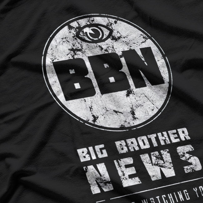 BBN Big Brother News Dystopian Parody T-Shirt