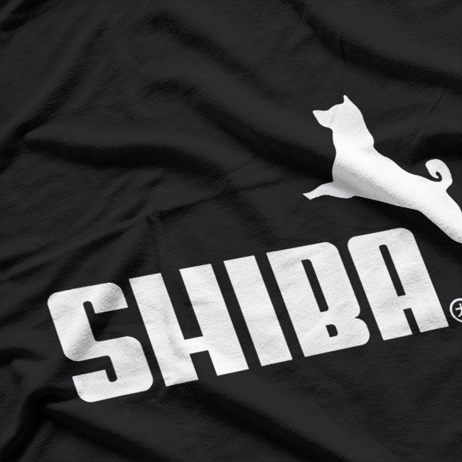 Shiba Puma Parody Funny Dog T-Shirt