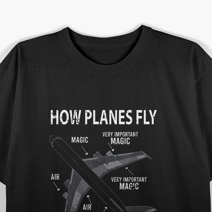 Funny Aviation,  Perfect Gift for Pilots & Airplane Lovers T-Shirt