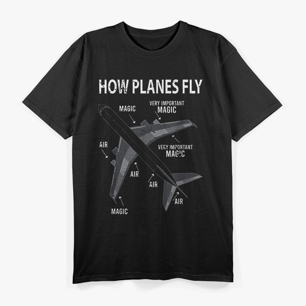 Funny Aviation,  Perfect Gift for Pilots & Airplane Lovers T-Shirt