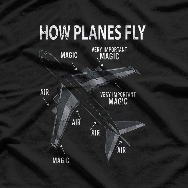 Funny Aviation,  Perfect Gift for Pilots & Airplane Lovers T-Shirt