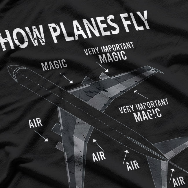 Funny Aviation,  Perfect Gift for Pilots & Airplane Lovers T-Shirt