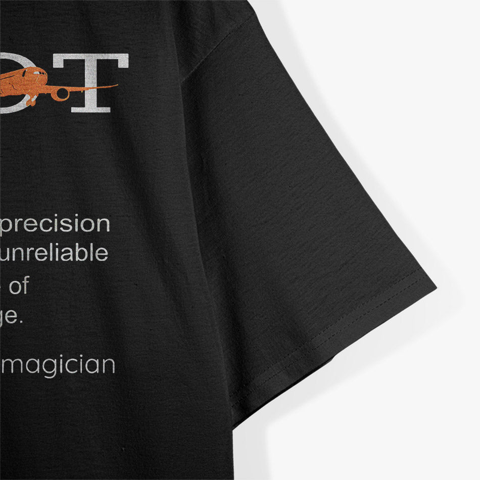 Pilot Definition – Funny Aviation Flight Enthusiast T-Shirt