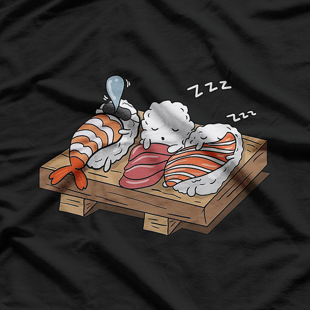 Sushi Lover Sleeping Sushi Funny T-Shirt