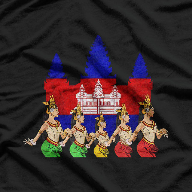 Traditional Dance Apsara: Grace and Elegance T-Shirt