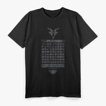 72 Goetic Sigils – Occult Baphomet Symbolic Mystic Love T-Shirt