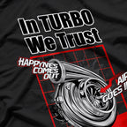 In Turbo We Trust - Car Enthusiast T-Shirt