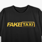 Funny Fake Taxi Parody Humor Meme Joke Car Enthusiast T-Shirt