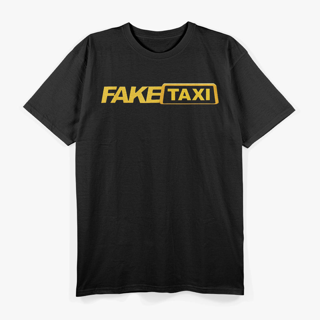 Funny Fake Taxi Parody Humor Meme Joke Car Enthusiast T-Shirt