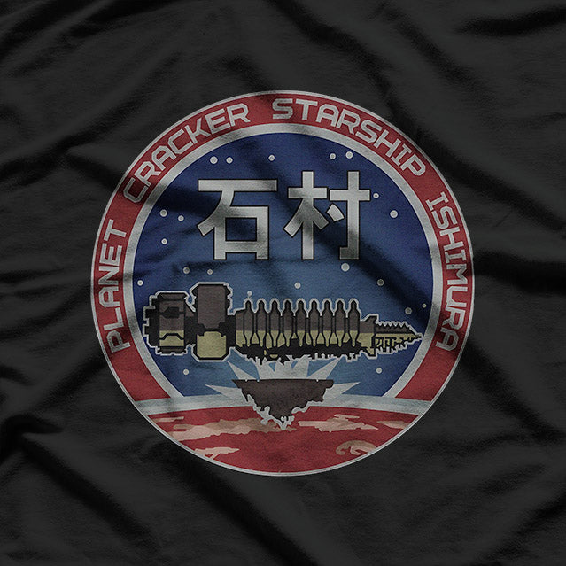 Planet Cracker – Starship Sci-Fi Space Exploration T-Shirt