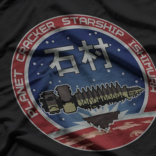 Planet Cracker – Starship Sci-Fi Space Exploration T-Shirt