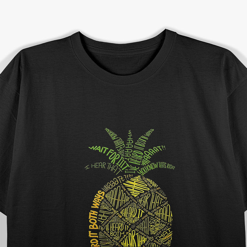 Psych Pineapple: Cute Typography T-Shirt