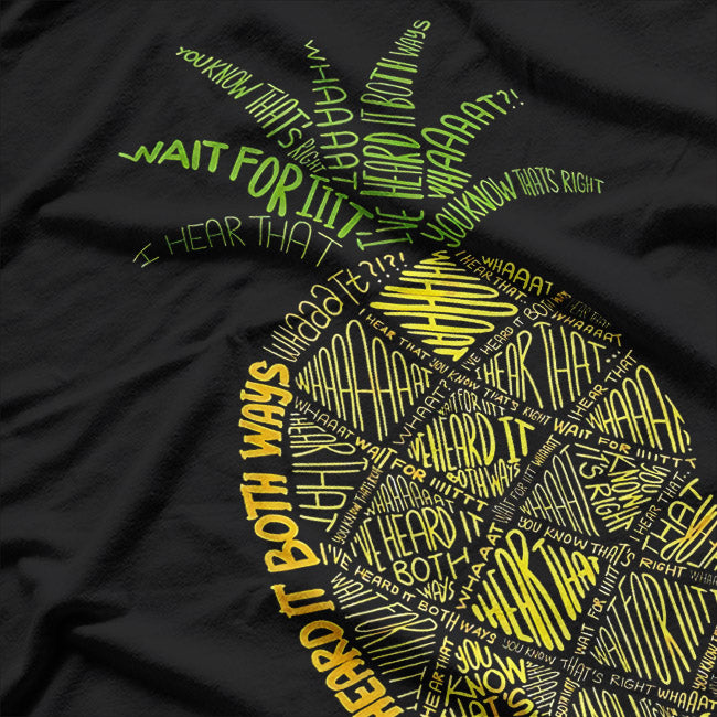 Psych Pineapple: Cute Typography T-Shirt