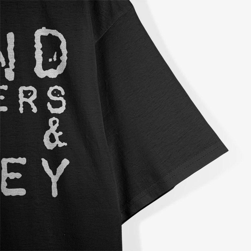 Lawyers, Guns, and Money – Parody Statement T-Shirt