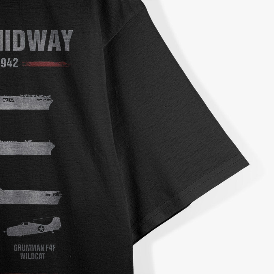 Victory at Midway Battle World War II History War T-Shirt