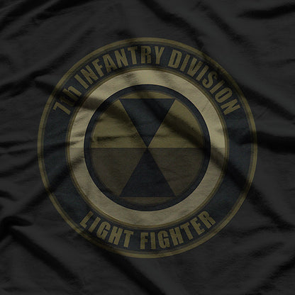 7th Infantry Division Light Fighter Patch: Elite Warrior Spirit T-Shirt