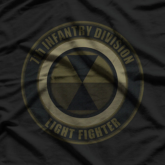 7th Infantry Division Light Fighter Patch: Elite Warrior Spirit T-Shirt