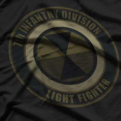 7th Infantry Division Light Fighter Patch: Elite Warrior Spirit T-Shirt