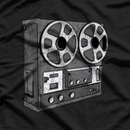 Cassette Tape Reel: Retro Music Vibes T-Shirt