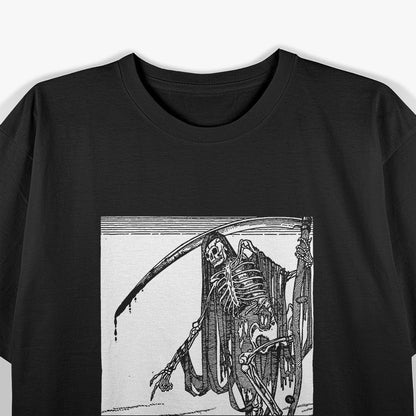 Dead Inside Creepy Grim Reaper Gothic T-Shirt